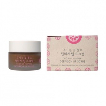 WHAMISA Peeling do ust Organic Flowers Deep Rich Lip Scrub 25g