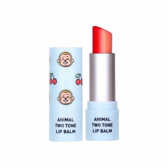 SKIN79 Balsam do ust w sztyfcie ANIMAL TWO-TONE LIP BALM CHERRY MONKEY 3,8g