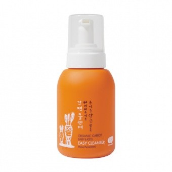 WHAMISA Naturalna pianka do kąpieli dla niemowląt i dzieci Organic Carrot Baby&Kids Easy Cleanser 300ml