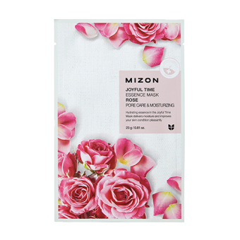 MIZON Antybakteryjna maska w płacie Joyful Time Essence Mask Rose 23g