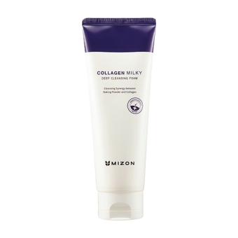 MIZON Wygładzająca pianka oczyszczająca do twarzy Collagen Milky Deep Cleansing Foam 150ml