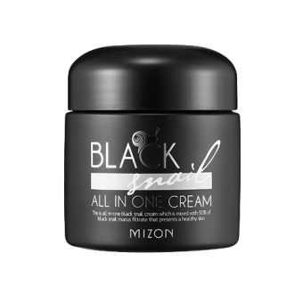MIZON Silnie regenerujący krem do twarzy ze śluzem ślimaka Black Snail All In One Cream 75ml