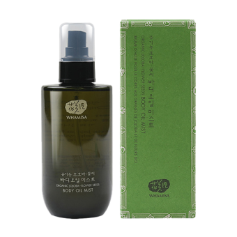 WHAMISA Mgiełka nawilżająca do ciała Organic Jojoba Flower Seeds Body Oil Mist 210ml