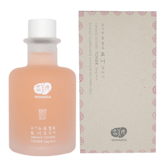 WHAMISA Toner nawilżający Organic Flowers Toner Deep Rich 300ml