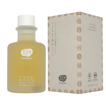 WHAMISA Jedwabisty toner dla każdego typu cery Organic Flowers Toner Original 155ml