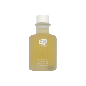 WHAMISA MINI PRODUKT Jedwabisty toner dla każdego typu cery Organic Flowers Toner Original 33,5ml