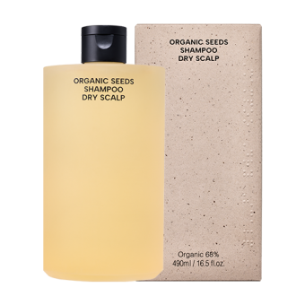 WHAMISA Szampon nawilżający do suchej skóry głowy Organic Seeds Shampoo Dry Scalp 490ml