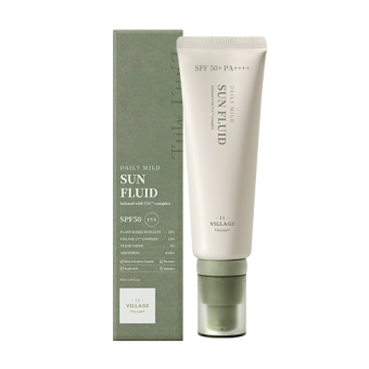 VILLAGE 11 Przeciwsłoneczny krem ochronny do twarzy Daily Mild Sun Fluid SPF 50+ PA++++ 50ml