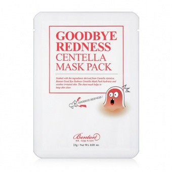 BENTON Łagodząca podrażnienia maska w płacie Goodbye Redness Centella Mask Pack 23g