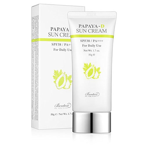 BENTON Krem ochronny Papaya-D Sun Cream SPF38 / PA+++ 50g