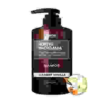 KUNDAL Szampon do włosów - bursztynowa wanilia Honey&Macadamia Shampoo Amber Vanilla 500ml