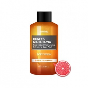 KUNDAL Żel pod prysznic - różowy grejpfrut Honey&Macadamia Body Wash Pink Grapefruit 100ml