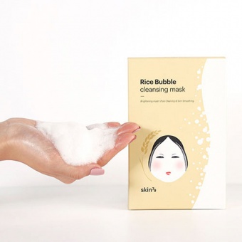 SKIN79 Ryżowa maseczka oczyszczająca - Rice - Bubble Cleansing Mask 23ml