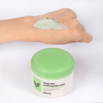 SKIN79 Peelingująca maska oczyszczająca Green Tea Purifying Clay Mask 100 ml