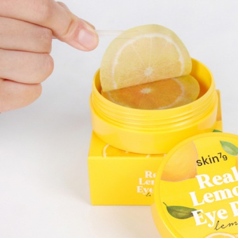 SKIN79 Cytrynowe płatki rozświetlające na oczy Real Lemon Eye Pad 35g