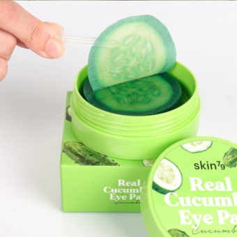 SKIN79 Ogórkowe płatki nawilżająco-kojące na oczy Real Cucumber Eye Pad 35g