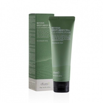 BENTON Odświeżająca pianka do mycia twarzy Deep Green Tea Cleansing Foam 120g