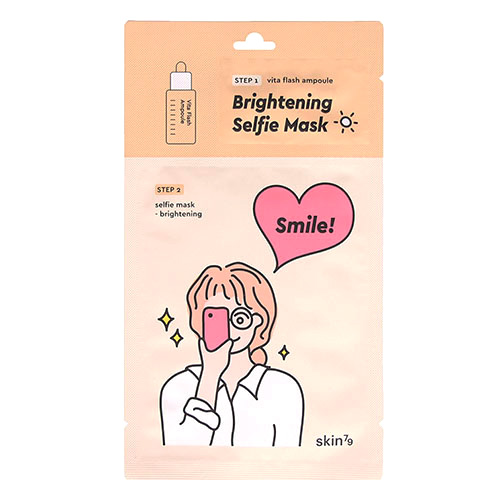 SKIN79 Rozjaśniająca maska w płacie SELFIE MASK BRIGHTENING 2 STEP 26,5ml