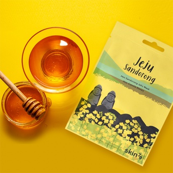 SKIN79 Odżywcza maska w płacie z miodem Jeju Sandorong Jelly Mask - Jeju Canola Honey 33ml