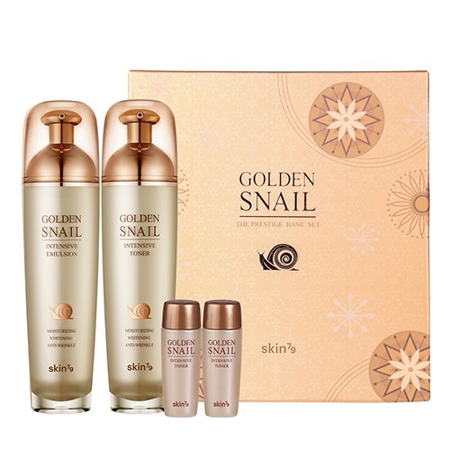 SKIN79 Zestaw 4 Produktów Golden Snail The Prestige Basic Set