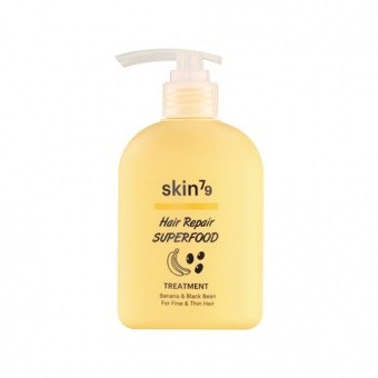 SKIN79 Odżywka dla cienkich i rzadkich włosów Hair Repair Superfood Treatment Banana & Black Bean WYPRZEDAŻ 230ml