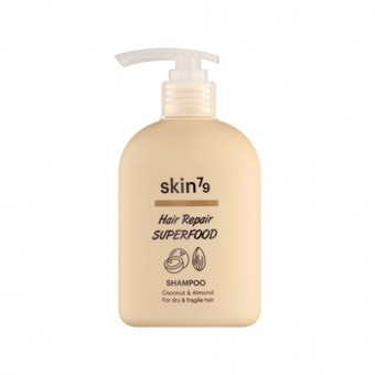 SKIN79 Szampon dla suchych i łamliwych włosów Hair Repair Superfood Shampoo Coconut & Almond WYPRZEDAŻ 230ml