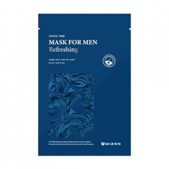MIZON Odświeżająca maska w płacie dla mężczyzn Joyful Time Mask For Men Refreshing 24ml