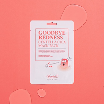 BENTON Łagodząca podrażnienia maska w płacie Goodbye Redness Centella Cica Mask Pack 23g