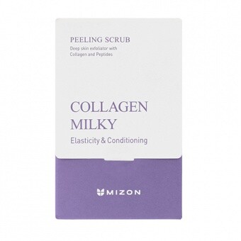 MIZON Wygładzający peeling do twarzy Collagen Milky Peeling 5gx40szt