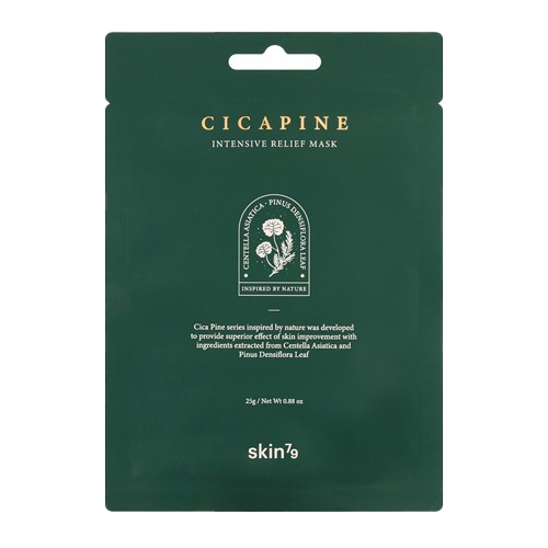 SKIN79 Oczyszczająco-regenerująca maska w płacie Cica Pine Intensive Relief Mask 25g