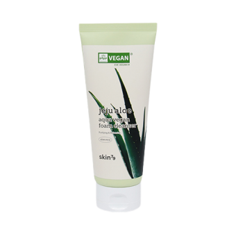 SKIN79 Aloesowa pianka oczyszczająca - formuła wegańska Jeju Aloe Aqua Vegan Foam Cleanser 150ml