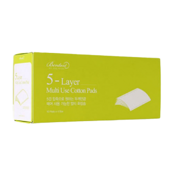 BENTON 5-warstwowe płatki bawałeniane 5-Layer Multi Use Cotton Pads 40szt.