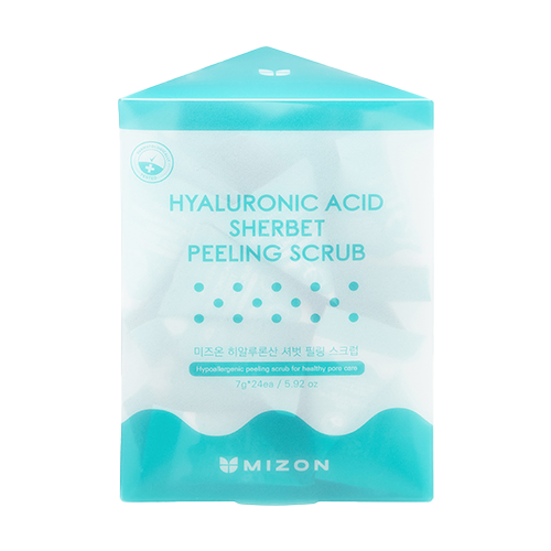 MIZON Peeling do twarzy z kwasem hialuronowym Hyaluronic Acid Sherbet Peeling Scrub 24szt.