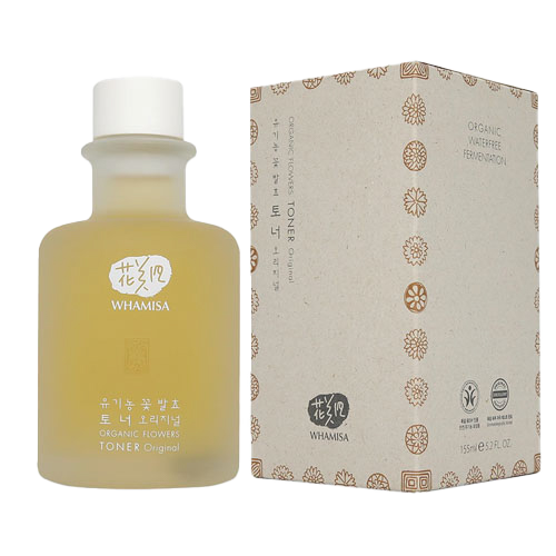 WHAMISA Jedwabisty toner dla każdego typu cery Organic Flowers Toner Original 155ml