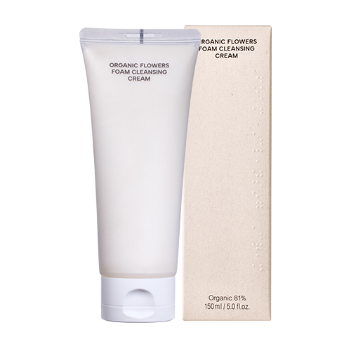 WHAMISA Naturalna pianka oczyszczająca Organic Flowers Foam Cleansing Cream 150ml 