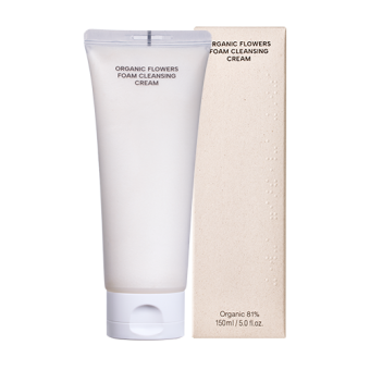 WHAMISA Naturalna pianka oczyszczająca Organic Flowers Foam Cleansing Cream 150ml 