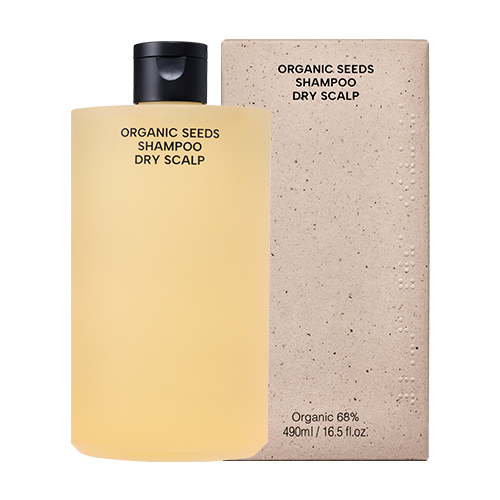 WHAMISA Szampon nawilżający do suchej skóry głowy Organic Seeds Shampoo Dry Scalp 490ml