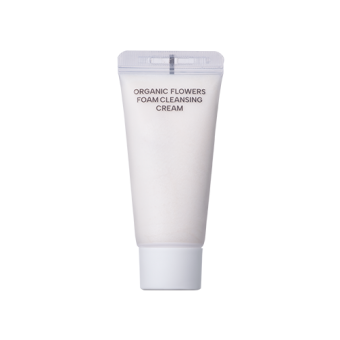 WHAMISA MINI PRODUKT Naturalna pianka oczyszczająca Organic Flowers Foam Cleansing Cream 20 ml