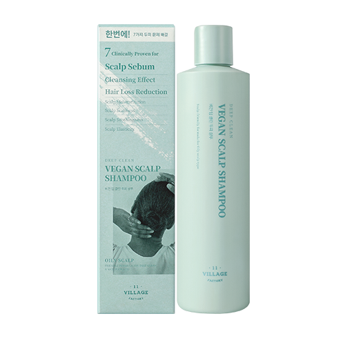 VILLAGE 11 Wegański szampon do głębokiego oczyszczania skóry głowy Vegan Deep Clean Scalp Shampoo 300g