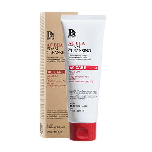 BENTON Pianka oczyszczająca do cery trądzikowej AC BHA Foam Cleansing 120ml