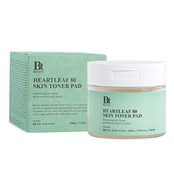 BENTON Płatki tonizujące - odświeżające Heartleaf 80 Skin Toner Pad 70szt