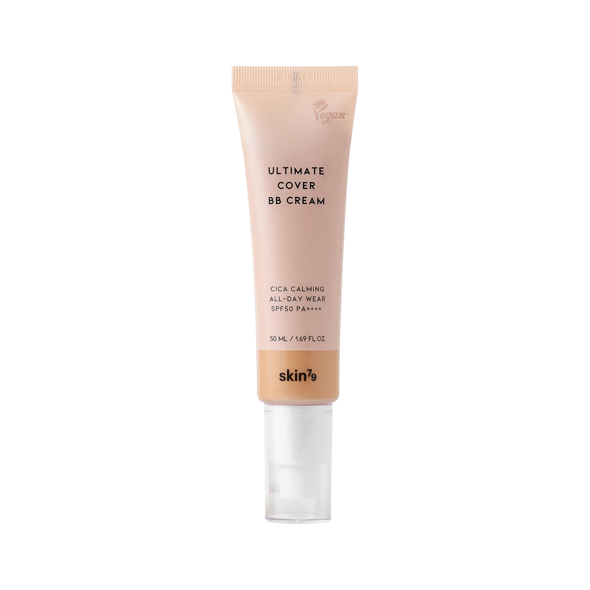 SKIN79 Wegański krem BB Ultimate Cover BB Cream SPF50 PA++++ Almond Beige 50ml