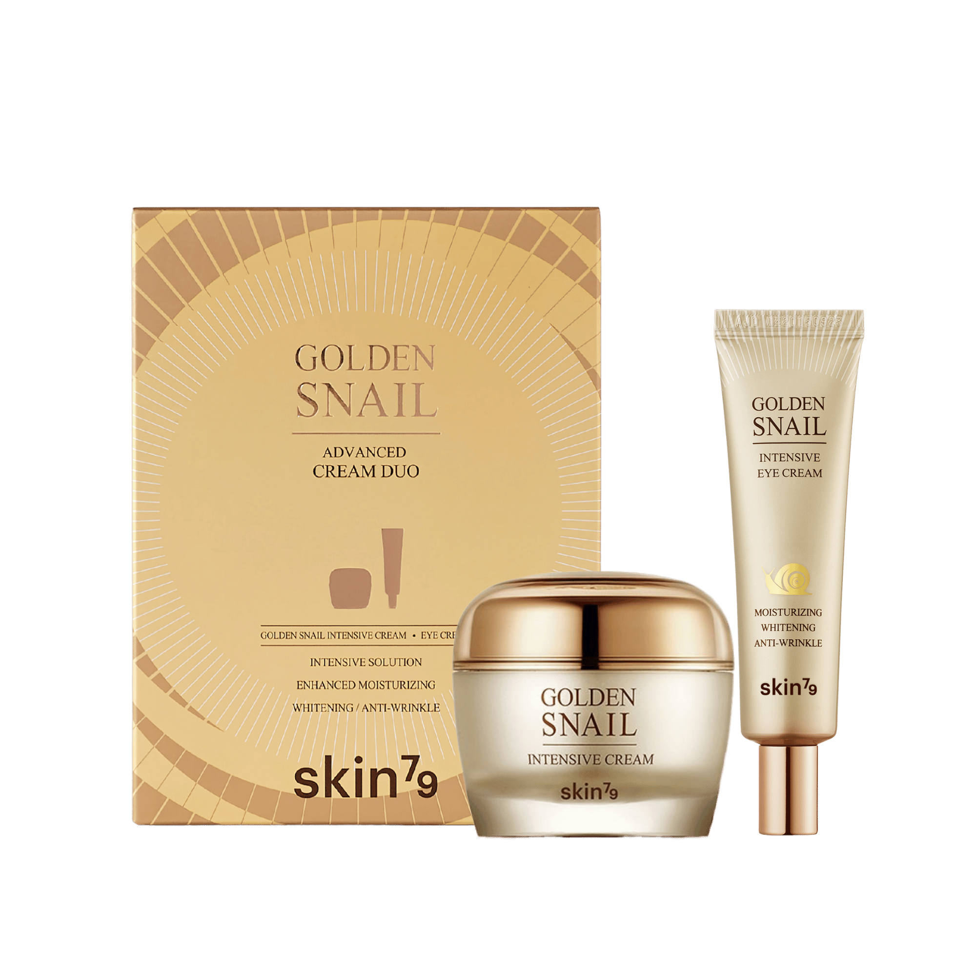 SKIN79 Zestaw (krem do twarzy + krem pod oczy) Golden Snail Advanced Cream Duo