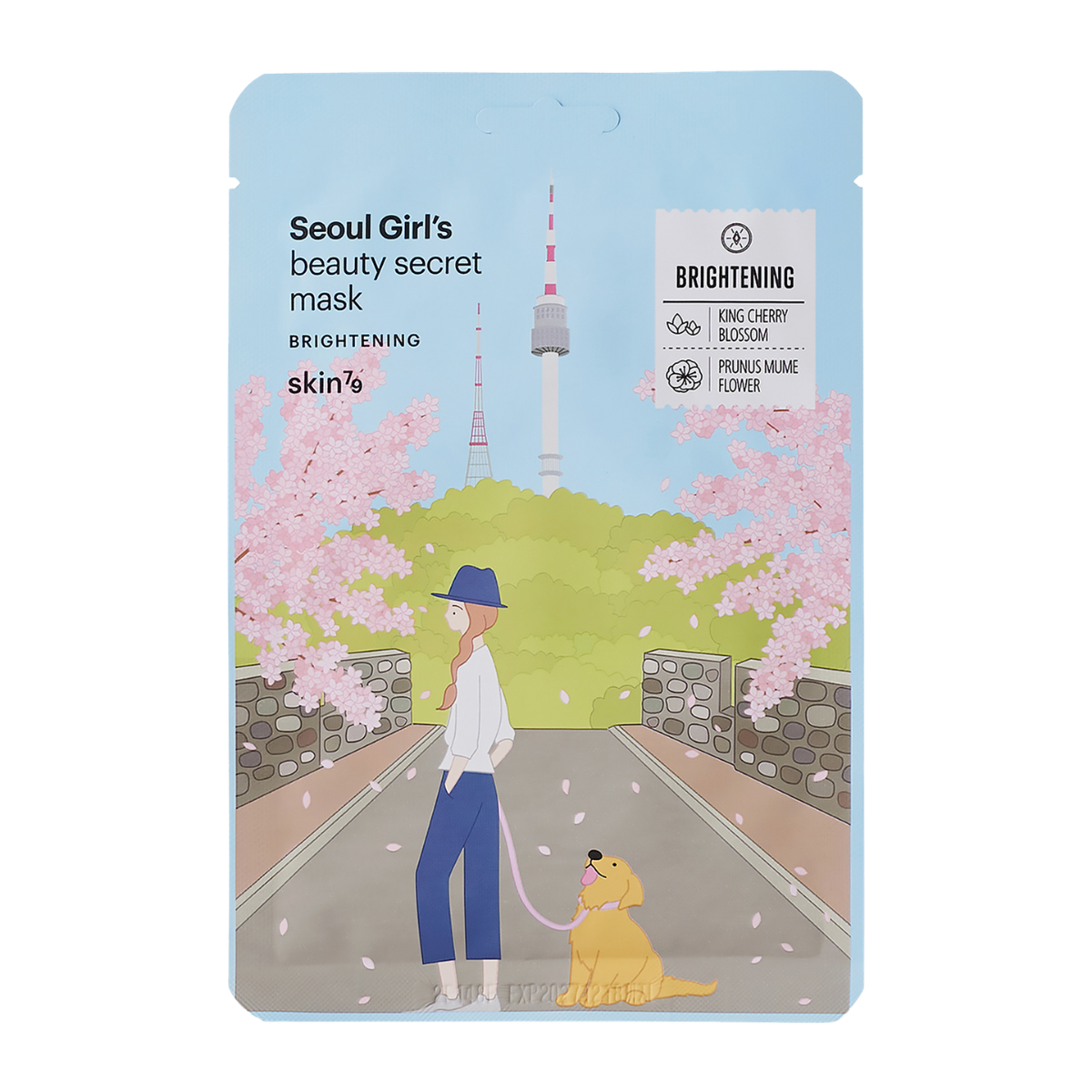 SKIN79 Rozjaśniająca maska w płacie Seoul Beauty Mask Brightening Care 20g